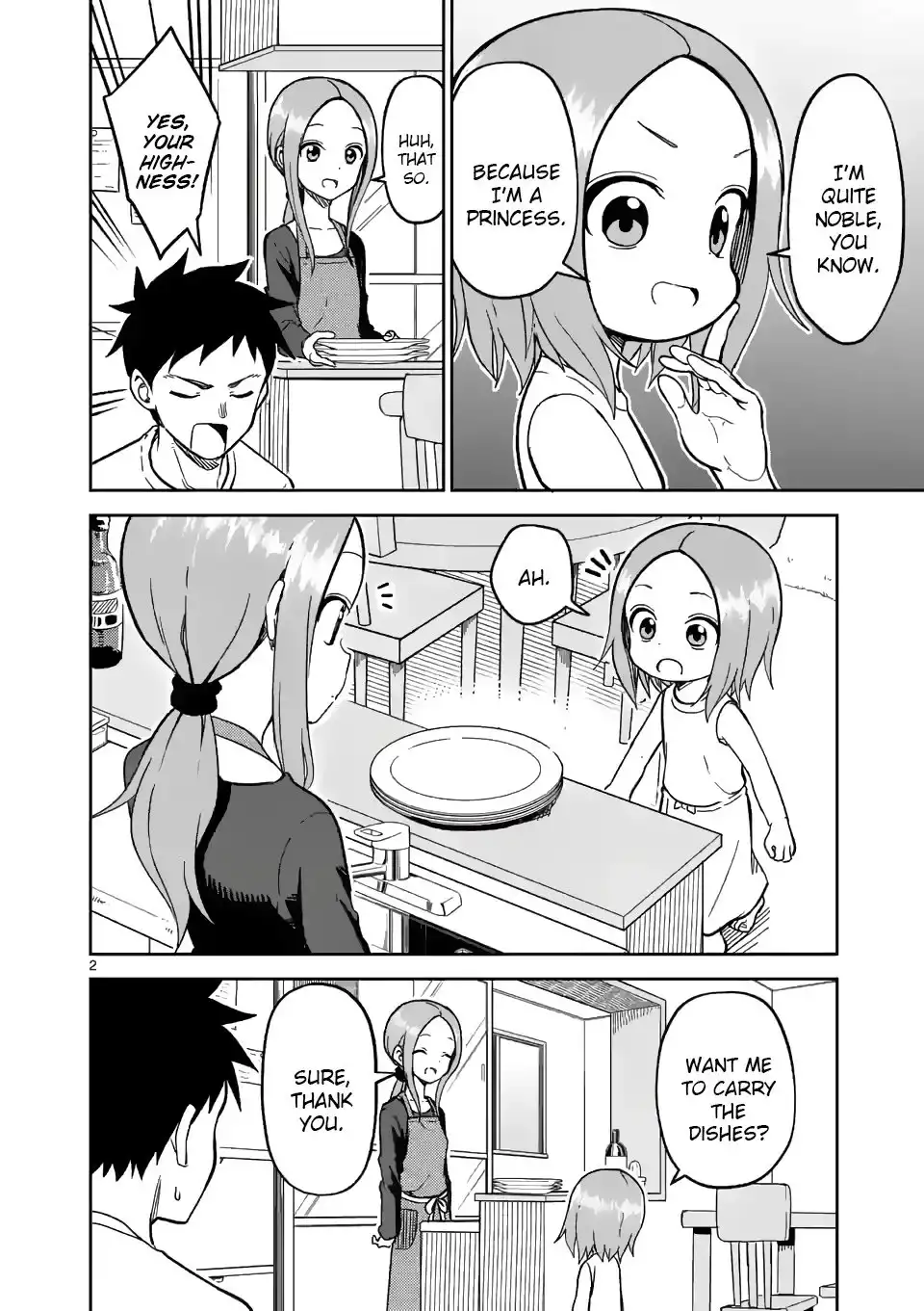 Karakai Jouzu no (Moto) Takagi-san Chapter 183 2